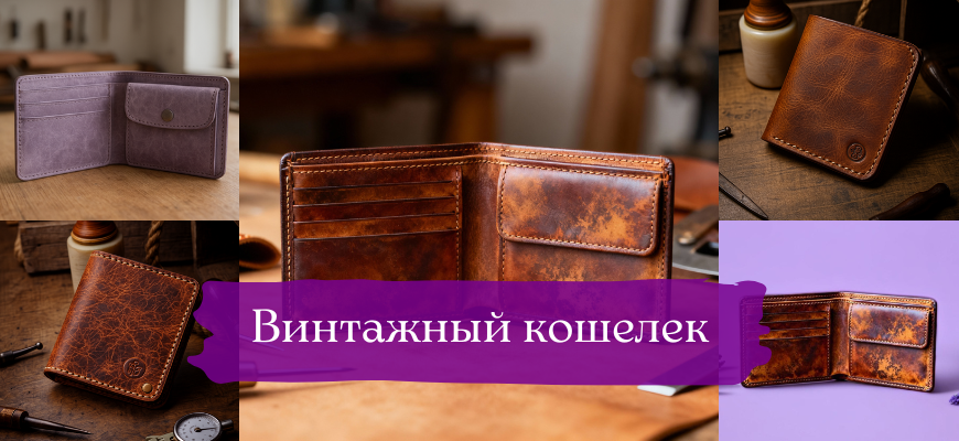 Винтажный кошелек